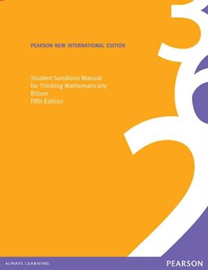 Student Solutions Manual for Thinking Mathematically