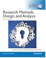 Research Methods, Design, and Analysis, Global Edition