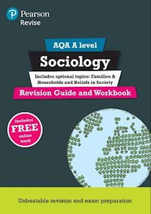 Pearson REVISE AQA A level Sociology Revision Guide and Workbook inc online edition - 2025 and 2026 exams