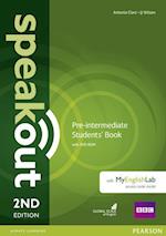 Speakout Pre-Intermediate 2nd Edition Students' Book with DVD-ROM and MyEnglishLab Access Code Pack