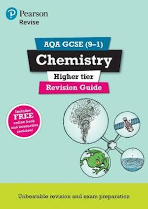 Pearson REVISE AQA GCSE Chemistry Higher Revision Guide inc online edition and quizzes - 2023 and 2024 exams