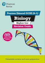 Pearson REVISE Edexcel GCSE Biology Higher Revision Guide inc online edition and quizzes - 2023 and 2024 exams