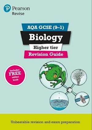 Pearson REVISE AQA GCSE Biology Higher Revision Guide inc online edition and quizzes - 2023 and 2024 exams