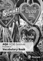 Stimmt! AQA GCSE German Foundation Vocabulary Book (pack of 8)