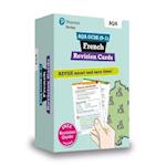 Pearson REVISE AQA GCSE French Revision Cards (with free online Revision Guide) - 2023 and 2024 exams