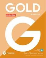 Gold B1+ Pre-First New Edition Exam Maximiser with Key