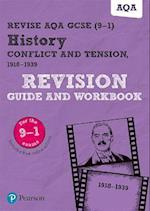 Pearson REVISE AQA GCSE History Conflict and tension, 1918-1939 Revision Guide and Workbook inc online edition - 2023 and 2024 exams