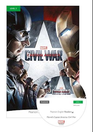 Pearson English Readers Level 3: Marvel - Captain America - Civil War (Book + CD)