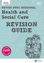 Pearson REVISE BTEC National Health and Social Care Revision Guide inc online edition - 2023 and 2024 exams and assessments
