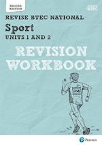 Pearson REVISE BTEC National Sport Units 1 & 2 Revision Workbook - for 2025 exams