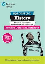 Pearson REVISE AQA GCSE History America, 1920-1973: Opportunity and inequality Revision Guide and Workbook inc online edition - 2023 and 2024 exams
