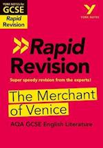 York Notes for AQA GCSE Rapid Revision: The Merchant of Venice catch up, revise and be ready for and 2023 and 2024 exams and assessments