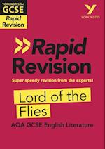 York Notes for AQA GCSE Rapid Revision: Lord of the Flies catch up, revise and be ready for and 2023 and 2024 exams and assessments