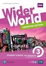 Wider World American Edition 3 Student Book & Workbook with PEP Pack