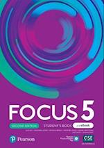 Focus 2ed Level 5 Student's Book & eBook with Extra Digital Activities & App
