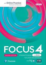 Focus 2ed Level 4 Student's Book & eBook with Online Practice, Extra Digital Activities & App