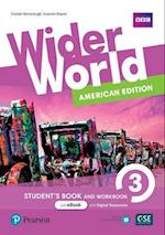 Wider World AmE 3 Student's Book & Workbook with combined eBook, Digital Resources & App