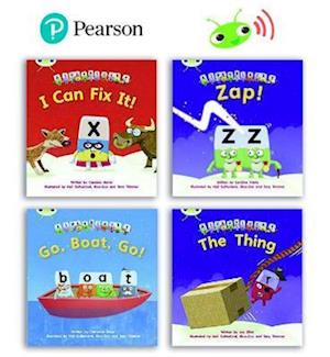 Learn to Read at Home with Bug Club Phonics Alphablocks: Phase 3 - Reception term 2 (4 fiction books) Pack B