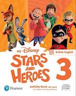 My Disney Stars and Heroes British Edition Level 3 Activity Book with eBook