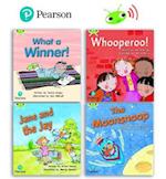 Learn to Read at Home with Bug Club Phonics: Phase 5 - Year 1, Terms 1 and 2 (4 fiction books) Pack A
