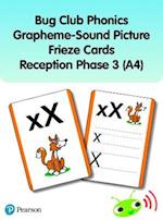 Bug Club Phonics Grapheme-Sound Picture Frieze Cards Reception Phase 3 (A4)