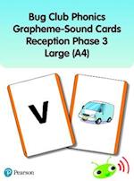 Bug Club Phonics Grapheme-Sound Cards Reception Phase 3 Large (A4)