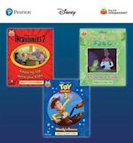 Pearson Bug Club Disney Year 1 Pack C, including decodable phonics readers for phase 5; The Incredibles: Keeping Up with the Kids, The Princess and the Frog: A Frog for a Friend, Toy Story: Woody's Rescue