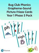 Bug Club Phonics Grapheme-Sound Picture Frieze Cards Year 1 Phase 5 Pack