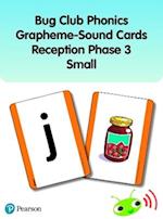 Bug Club Phonics Grapheme-Sound Cards Reception Phase 3 (Small) pack