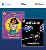Pearson Bug Club Disney Year 2 Pack C, including Turquoise and Gold book band readers; Encanto: Bruno's Tower, Wall-E: Rogue Robots