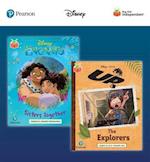 Pearson Bug Club Disney Year 2 Pack E, including Gold and Lime book band readers; Encanto: Sisters Together, Up! The Explorers