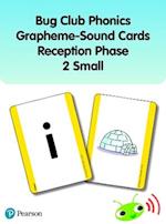 Bug Club Phonics Grapheme-Sound Cards Reception Phase 2 (Small) pack