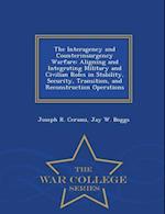 The Interagency and Counterinsurgency Warfare: Aligning and Integrating Military and Civilian Roles in Stability, Security, Transition, and Reconstruc