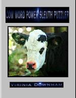 Cow Word Power Sleuth Puzzler