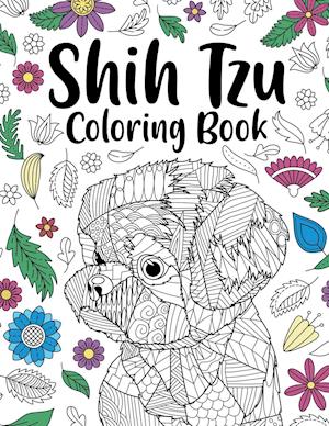 Shih Tzu Adult Coloring Book