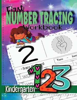 First Number Tracing Workbook for Kindergarten