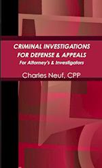 CRIMINAL INVESTIGATIONS FOR APPEALS 