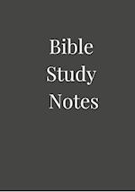 Bible Study Notes 