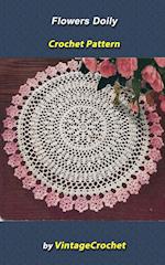 Flowers Doily Vintage Crochet Pattern