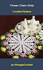 Flower Chain Doily Vintage Crochet Pattern