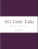 365 Table Talks: People - Places - Things From Genesis 