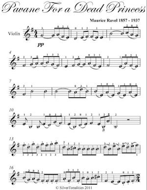 Pavane for a Dead Princess Easy Violin Sheet Music