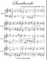 Sarabande Easy Piano Sheet Music