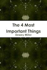 The 4 Most Important Things