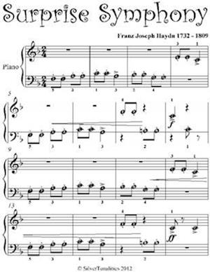 Surprise Symphony Beginner Piano Sheet Music