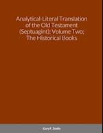 Analytical-Literal Translation of the Old Testament (Septuagint)