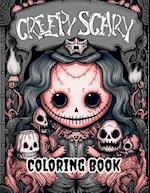 Creepy Scary Coloring Book