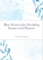 Blue Watercolor Wedding Games and Planner 