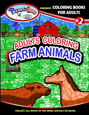 Panic and CoCo presents Adults Coloring Farm Animals