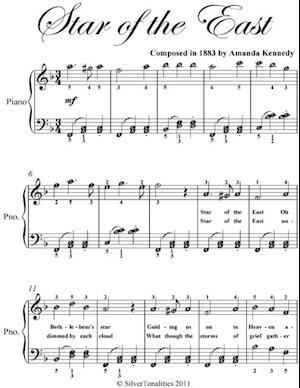 Star of the East Elementary Piano Sheet Music